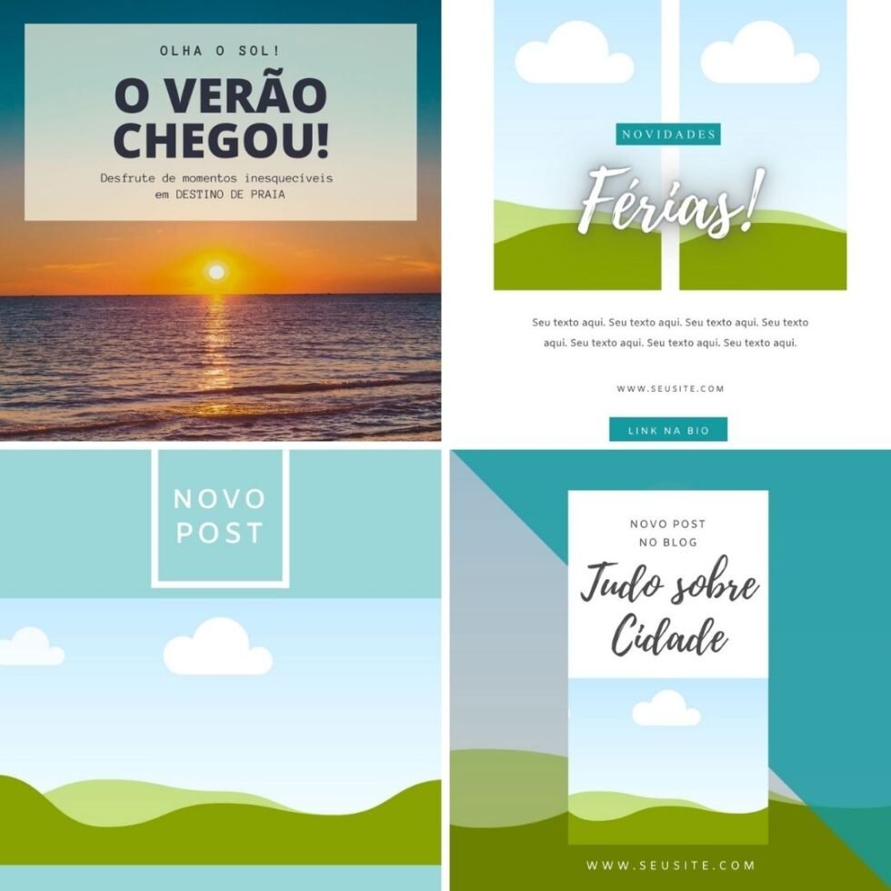 Pack Canva Para Empresas De Turismo Empreendedor Do Turismo